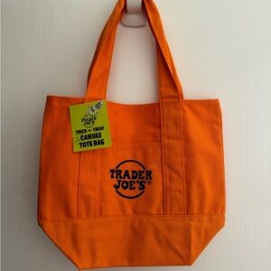 New Trader Joe’s orange mini tote